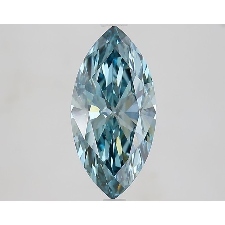 Diament laboratoryjny o barwie fantazyjnej markiza, 2.15ct, VVS1, Fancy Vivid Blue, IGI LG697506791