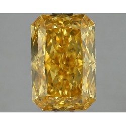 Diament laboratoryjny o barwie fantazyjnej radiant, 2.74ct, VVS2, Fancy Vivid Yellow, IGI LG737547552
