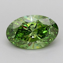 Diament laboratoryjny o barwie fantazyjnej szlif owalny, 2.2ct, VVS2, Fancy Vivid Green, IGI LG722510348