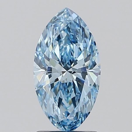 Diament laboratoryjny o barwie fantazyjnej markiza, 1.5ct, IF, Fancy Vivid Blue, IGI LG731527339
