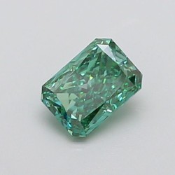 Diament laboratoryjny o barwie fantazyjnej radiant, 1.09ct, VVS2, Fancy Vivid Green, IGI LG731567046