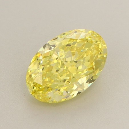 Diament laboratoryjny o barwie fantazyjnej szlif owalny, 1.74ct, VVS2, Fancy Vivid Yellow, IGI LG635452429