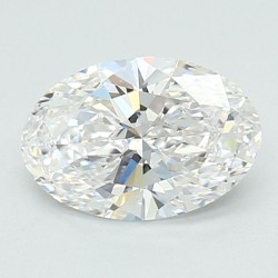 Diament laboratoryjny bezbarwny szlif owalny, 0.98ct, VVS2, D, IGI LG700570627