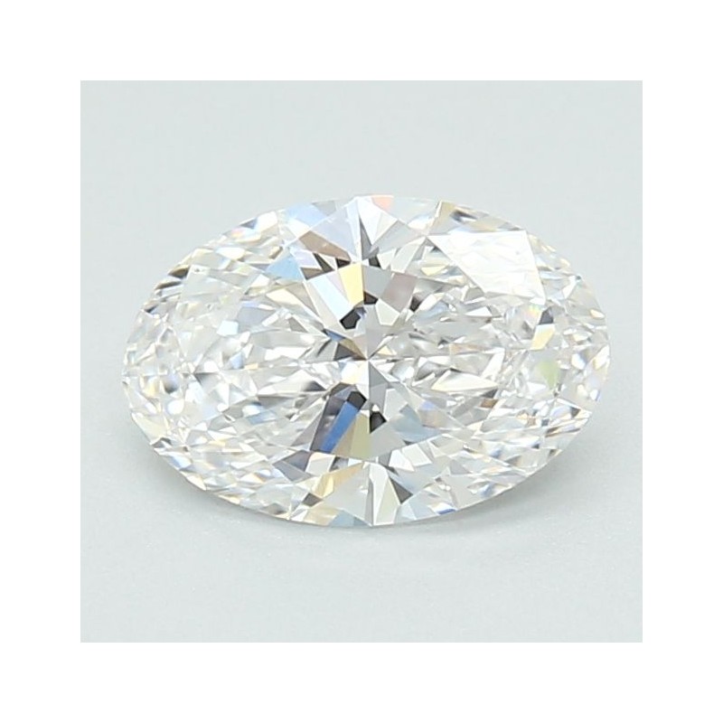 Diament laboratoryjny bezbarwny szlif owalny, 0.98ct, VVS2, D, IGI LG700570627