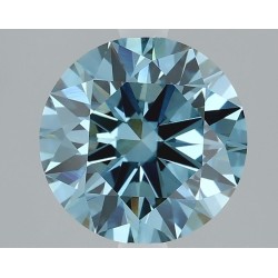 Diament laboratoryjny o barwie fantazyjnej szlif okrągły, 2.09ct, VVS2, Fancy Vivid Blue, IGI LG610317086