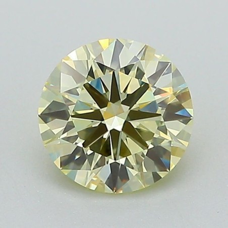 Diament laboratoryjny o barwie fantazyjnej szlif okrągły, 1.01ct, VVS2, Fancy Light Yellow, IGI LG680521433