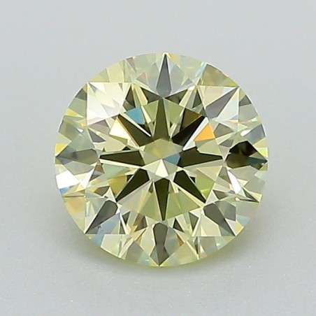 Diament laboratoryjny o barwie fantazyjnej szlif okrągły, 1.02ct, IF, Fancy Yellow, IGI LG680521435