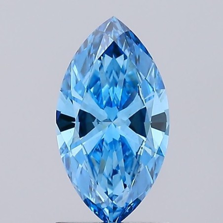 Diament laboratoryjny o barwie fantazyjnej markiza, 1.11ct, VVS2, Fancy Vivid Blue, IGI LG598327104
