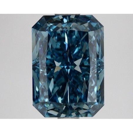 Diament laboratoryjny o barwie fantazyjnej radiant, 2.64ct, VVS2, Fancy Vivid Blue, IGI LG651435406