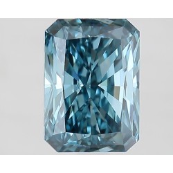 Diament laboratoryjny o barwie fantazyjnej radiant, 1.69ct, VVS2, Fancy Vivid Blue, IGI LG675575271
