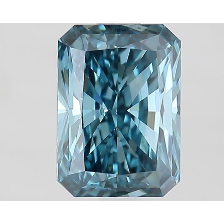Diament laboratoryjny o barwie fantazyjnej radiant, 1.69ct, VVS2, Fancy Vivid Blue, IGI LG675575271