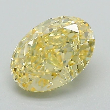 Diament laboratoryjny o barwie fantazyjnej szlif owalny, 1.25ct, VVS2, Fancy Intense Yellow, IGI LG656484767