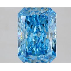 Diament laboratoryjny o barwie fantazyjnej radiant, 2.13ct, VVS2, Fancy Vivid Blue, IGI LG647448672
