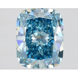 Diament laboratoryjny o barwie fantazyjnej szlif poduszkowy brylantowy, 2.29ct, VVS2, Fancy Intense Blue, IGI LG685556883