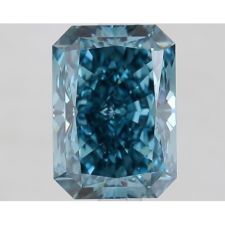 Diament laboratoryjny o barwie fantazyjnej radiant, 2.01ct, VVS2, Fancy Vivid Blue, IGI LG674528288