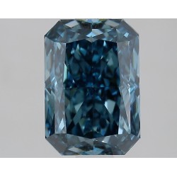 Diament laboratoryjny o barwie fantazyjnej radiant, 1.57ct, VVS2, Fancy Vivid Blue, IGI LG667436388