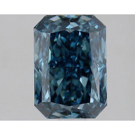 Diament laboratoryjny o barwie fantazyjnej radiant, 1.57ct, VVS2, Fancy Vivid Blue, IGI LG667436388