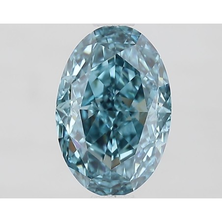 Diament laboratoryjny o barwie fantazyjnej szlif owalny, 1.57ct, VVS2, Fancy Vivid Blue, IGI LG671492255