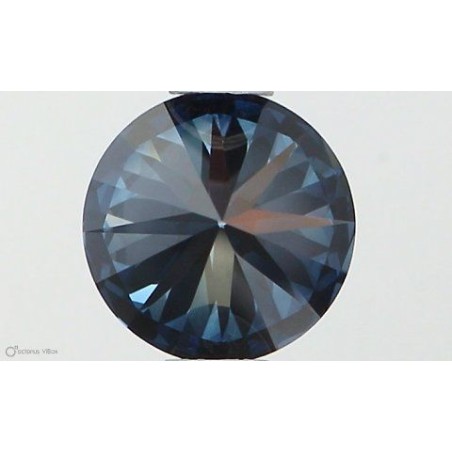 Diament laboratoryjny o barwie fantazyjnej szlif okrągły, 0.58ct, VVS2, Fancy Vivid Blue, IGI LG538290359