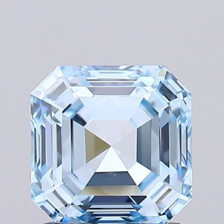 Diament laboratoryjny o barwie fantazyjnej Asscher, 1.43ct, VVS2, Fancy Intense Blue, IGI LG738502980