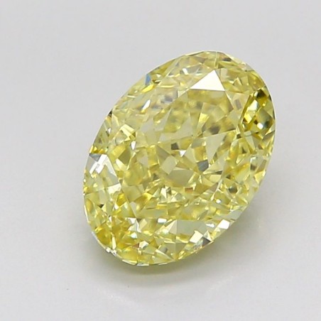 Diament laboratoryjny o barwie fantazyjnej szlif owalny, 2.05ct, VVS2, Fancy Intense Yellow, IGI LG737503120