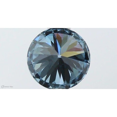 Diament laboratoryjny o barwie fantazyjnej szlif okrągły, 0.59ct, VVS2, Fancy Vivid Blue, IGI LG564379135