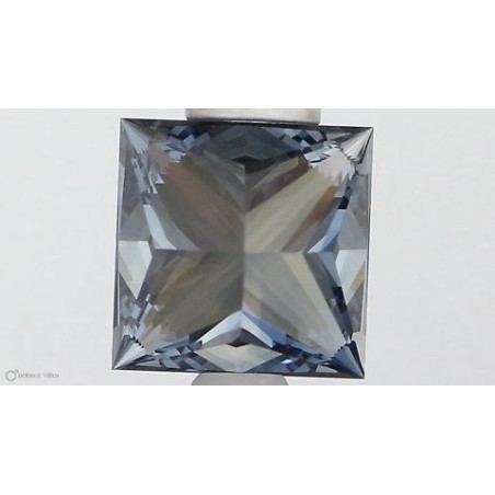 Diament laboratoryjny o barwie fantazyjnej szlif princess, 1.08ct, VVS1, Fancy Vivid Blue, IGI LG564379162