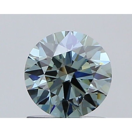 Diament laboratoryjny o barwie fantazyjnej szlif okrągły, 1.03ct, VVS2, Fancy Intense Greenish Blue, IGI LG702578384