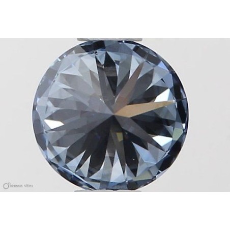Diament laboratoryjny o barwie fantazyjnej szlif okrągły, 0.5ct, VVS1, Fancy Intense Blue, IGI LG564379300