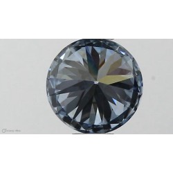 Diament laboratoryjny o barwie fantazyjnej szlif okrągły, 0.57ct, VVS1, Fancy Intense Blue, IGI LG564379284