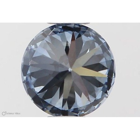 Diament laboratoryjny o barwie fantazyjnej szlif okrągły, 0.5ct, VVS1, Fancy Vivid Blue, IGI LG564379288