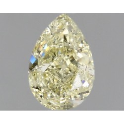 Diament o barwie fantazyjnej szlif gruszkowy, 0.78ct, VS2, Fancy Light Yellow, GIA 1469860782