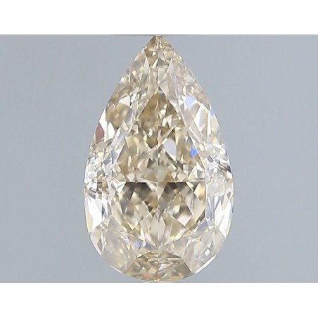 Diament o barwie fantazyjnej szlif gruszkowy, 1ct, VS2, Fancy Light Yellow Brown, GIA 5513609001