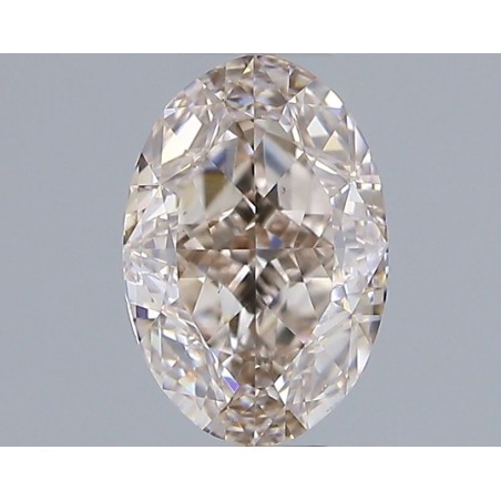 Diament o barwie fantazyjnej szlif owalny, 1ct, VS2, Fancy Pinkish Brown, GIA 6233493596