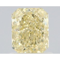 Diament o barwie fantazyjnej radiant, 1.02ct, VVS1, Fancy Light Yellow, GIA 7506917799