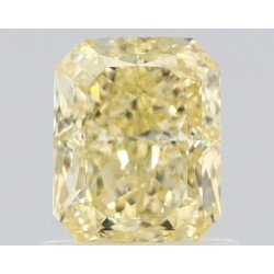 Diament o barwie fantazyjnej radiant, 1.01ct, VS1, Fancy Light Yellow, GIA 2516484754