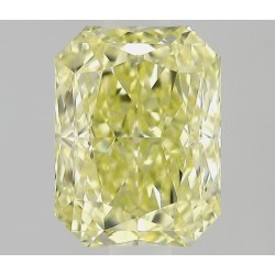 Diament o barwie fantazyjnej radiant, 0.53ct, VVS1, Fancy Yellow, GIA 3535553836