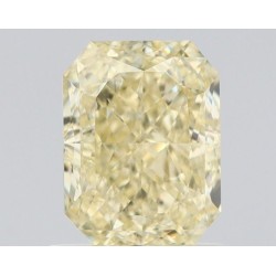 Diament o barwie fantazyjnej radiant, 1.04ct, VVS2, Fancy Light Yellow, GIA 5232549479