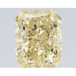 Diament o barwie fantazyjnej radiant, 1.03ct, VVS1, Fancy Light Yellow, GIA 1232536773
