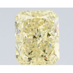 Diament o barwie fantazyjnej radiant, 1.06ct, VVS1, Fancy Light Yellow, GIA 2235536806