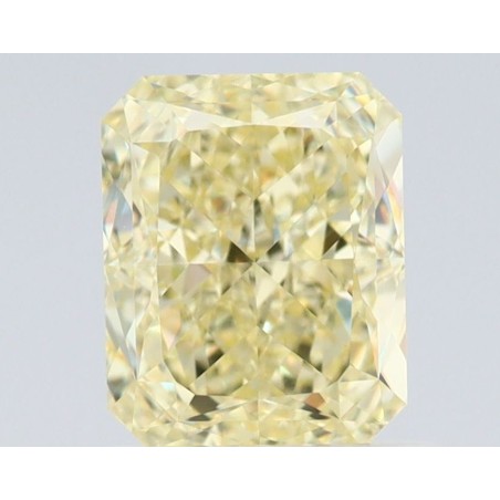 Diament o barwie fantazyjnej radiant, 1.06ct, VVS1, Fancy Light Yellow, GIA 2235536806