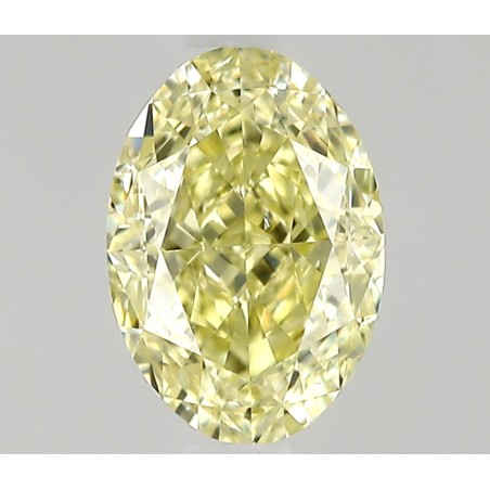 Diament o barwie fantazyjnej szlif owalny, 0.51ct, VS2, Fancy Yellow, GIA 1539646678