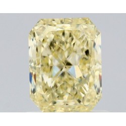 Diament o barwie fantazyjnej radiant, 1ct, VS2, Fancy Light Yellow, GIA 5231549495