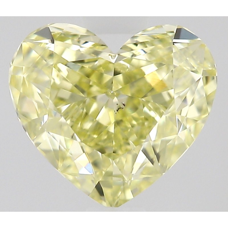 Diament o barwie fantazyjnej serce, 0.58ct, VS2, Fancy Yellow, GIA 6532646481 Diament o barwie fantazyjnej serce, 0.58ct, VS2, Fancy Yellow, GIA 6532646481