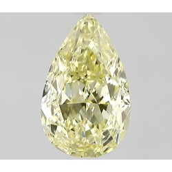 Diament o barwie fantazyjnej szlif gruszkowy, 0.5ct, VS2, Fancy Yellow, GIA 2536646664