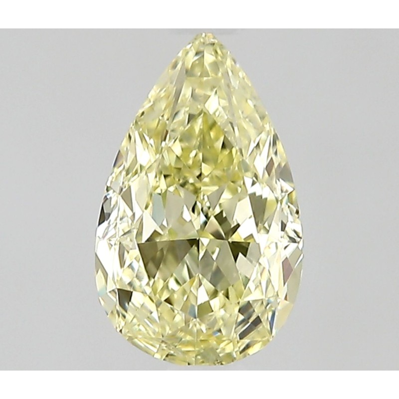 Diament o barwie fantazyjnej szlif gruszkowy, 0.5ct, VS2, Fancy Yellow, GIA 2536646664 Diament o barwie fantazyjnej szlif gruszkowy, 0.5ct, VS2, Fancy Yellow, GIA 2536646664