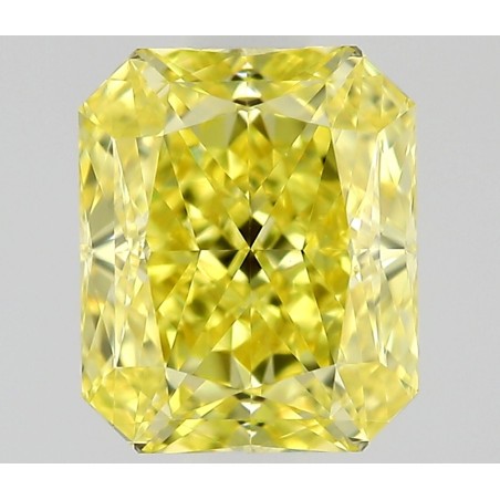 Diament o barwie fantazyjnej radiant, 0.5ct, VVS2, Fancy Vivid Yellow, GIA 7531646448