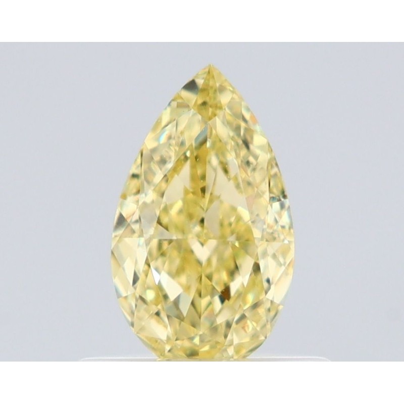 Diament o barwie fantazyjnej szlif gruszkowy, 0.5ct, VS2, Fancy Yellow, GIA 2524034093 Diament o barwie fantazyjnej szlif gruszkowy, 0.5ct, VS2, Fancy Yellow, GIA 2524034093