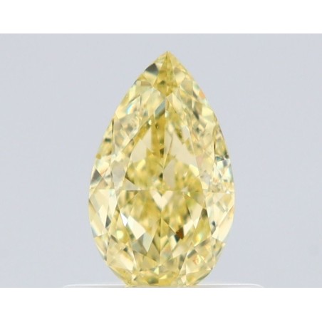 Diament o barwie fantazyjnej szlif gruszkowy, 0.5ct, VS2, Fancy Yellow, GIA 2524034093