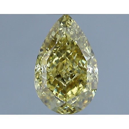Diament o barwie fantazyjnej szlif gruszkowy, 1.01ct, SI1, Fancy Brown Yellow, GIA 1528412072